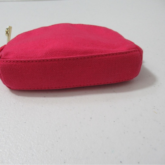 Spartina 449 Pink Flamingo Natural Linen Cosmetic Bag - Picture 5 of 17